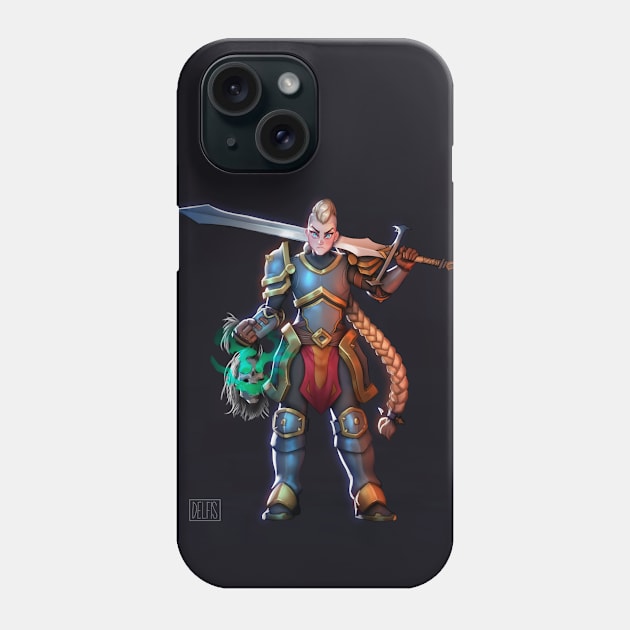 Paladin Knight Phone Case by Delfis