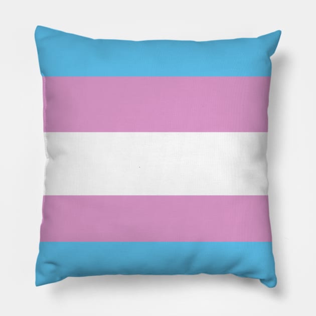 Transgender pride Pillow by Xinoni