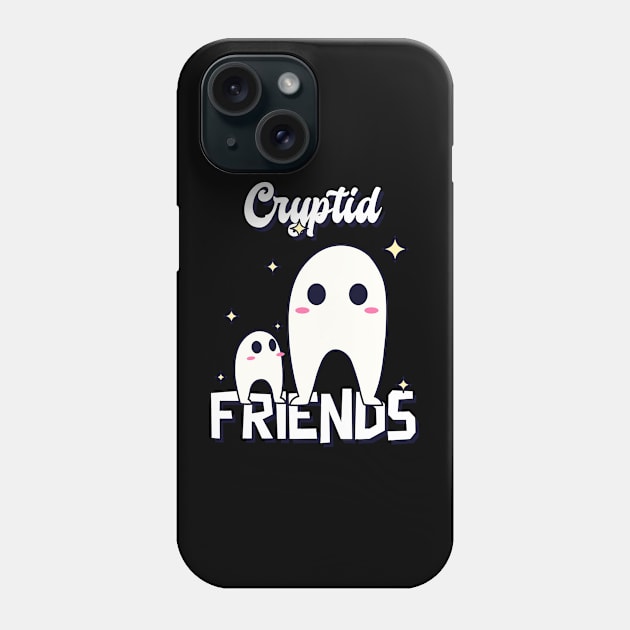 Cryptid Friends Phone Case by Ghoulverse