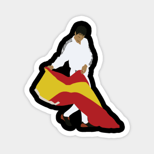 Raul Gonzalez Madrid Spanish Flag Celebration Magnet