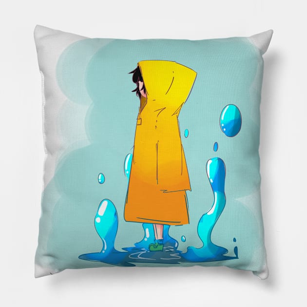 water bender Pillow by aesthetic shop