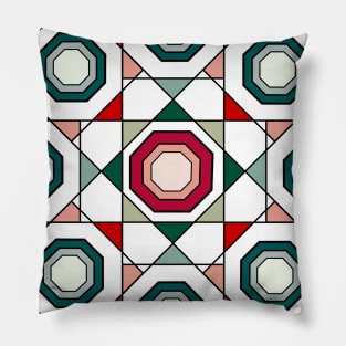 Tile mandala Pillow