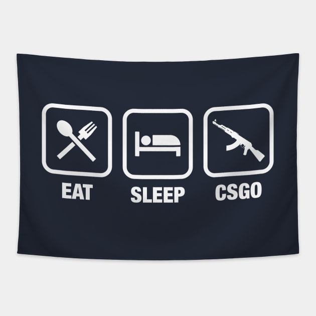 Counter-Strike Global Offensive AK-47 Gaming Tee Tapestry by gam1ngguy