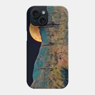 A Colorful Desert Night Phone Case