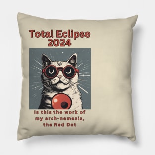 Cat Total Eclipse Pillow