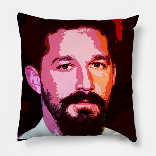 shia LaBeouf Pillow by oryan80