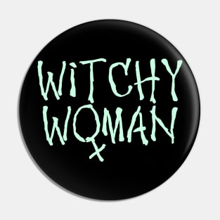 Wiccan Occult Witchcraft Witchy Woman Pin