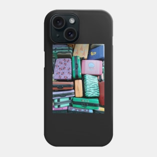 Stack of travel suitcase Phone Case