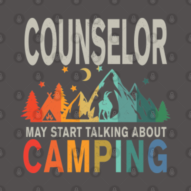 Camping Counselor Shirt, Counselor Mask, Counselor Stickers & Gifts