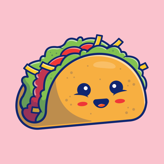 Cute Taco Cartoon by Catalyst Labs