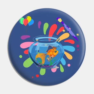 Fish aquarium Pin