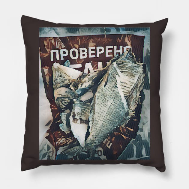 Fish digital art Pillow by KultakalaSPb-Design