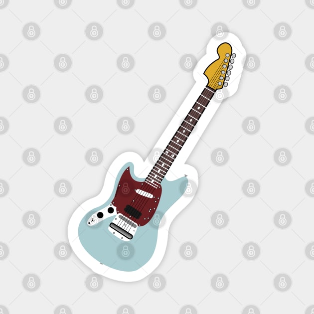 Electric guitar Magnet by Pendientera