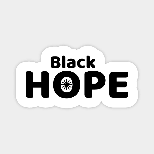 Black Hope Magnet by hsf