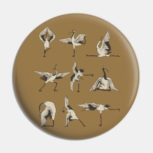 Crane Yoga Pin