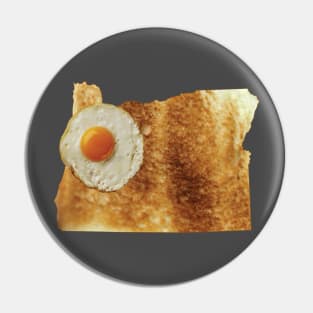 Portland Oregon Brunch Toast and Egg Pin