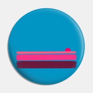 Retro 90s Summer Stripes Pin