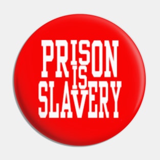 Prison Is Slavery Pin