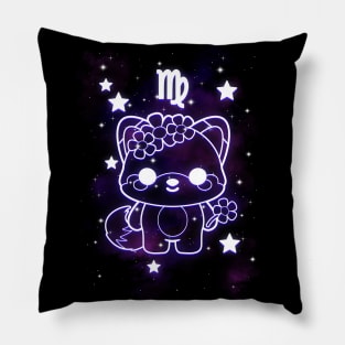 Virgo kawaii zodiac sign Pillow