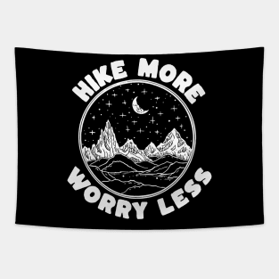 Hike more worry less Tapestry