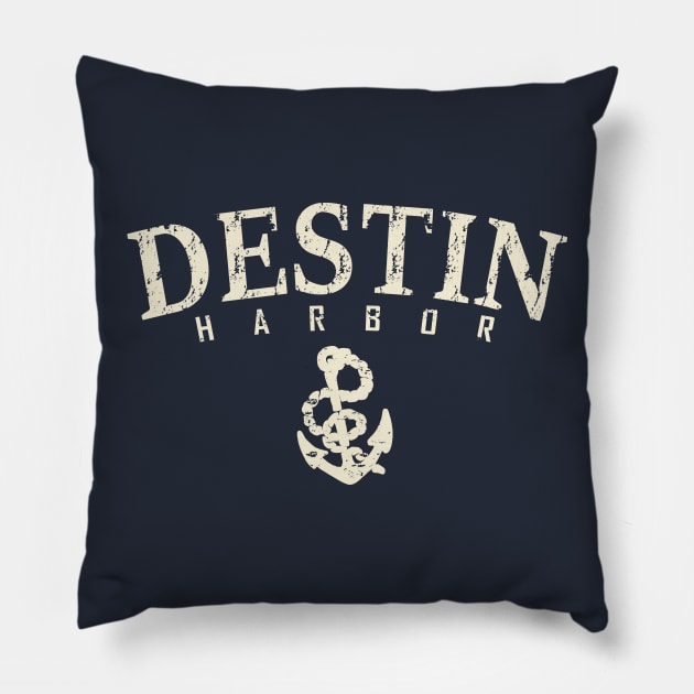 Destin Harbor Pillow by Etopix