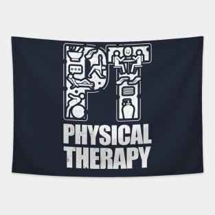 Physical Therapy PT Physical Therapy Retro Tapestry