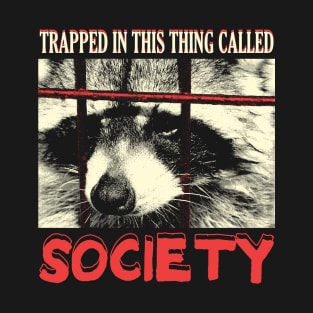 Society Raccoon T-Shirt