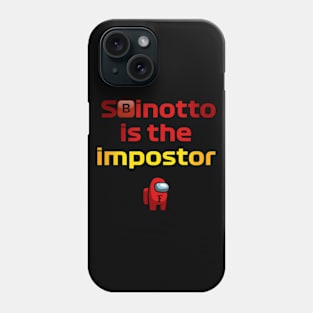 Formula 1 meme / Among us - Mattia Binotto SBinnala is the impostor | Racing car | Alphamaxnova1 | Gamer Phone Case