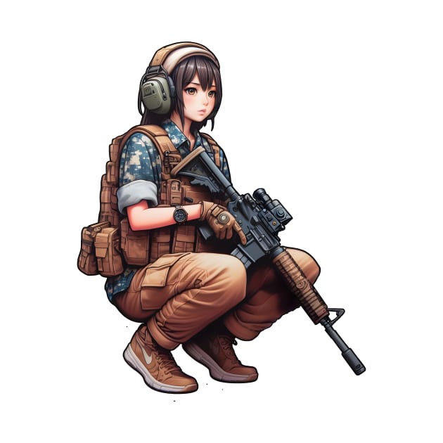 Tactical Girl by Rawlifegraphic