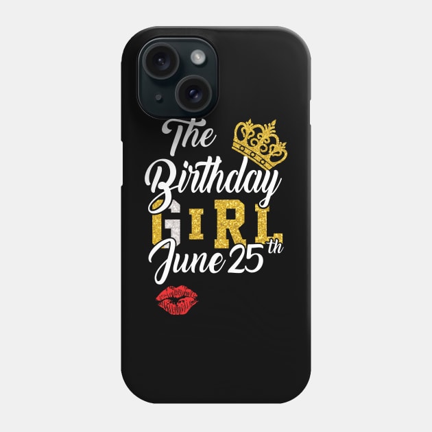 The Birthday Girl June 25th Phone Case by ladonna marchand