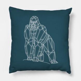 Geometric Gorilla Pillow