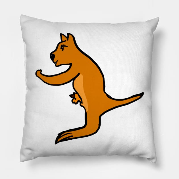 Mom kangaroo Pillow by Joker & Angel