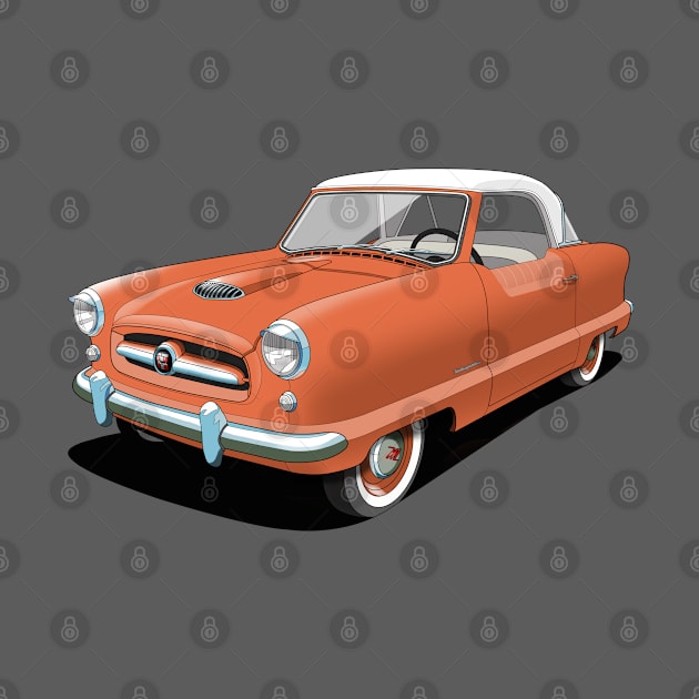 nash metropolitan in coral by candcretro