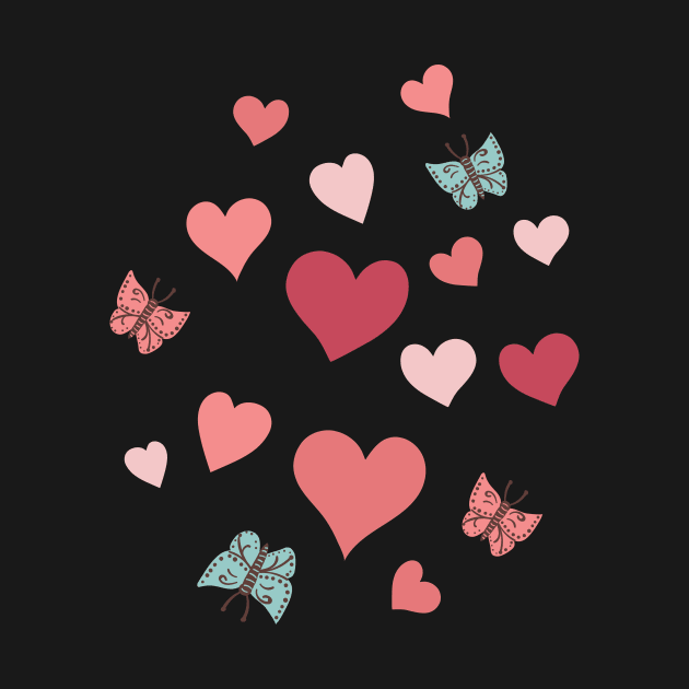 Valentines Butterflies by SWON Design