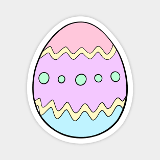 Pastel Easter Egg Magnet