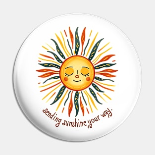 Sending Sunshine your Way Pin