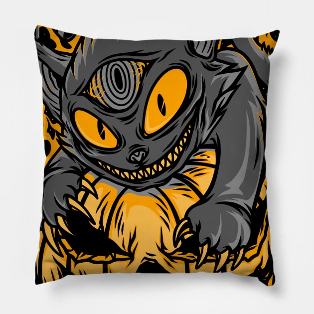 I Was Born To Burn! Pillow by Red Rov