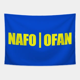 NAFO OFAN - Ukrainian Flag Colors Tapestry