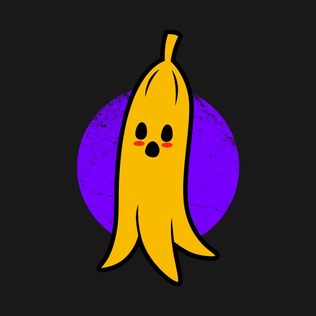 Boonana Spooky Cute Banana Kawaii Original Pun Cartoon by Originals By Boggs