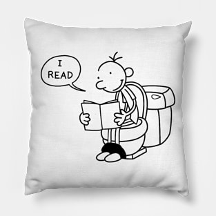 KID I READ BOOK Pillow