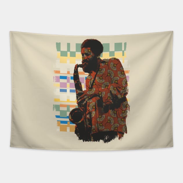 Sonny Rollins Tapestry by HAPPY TRIP PRESS