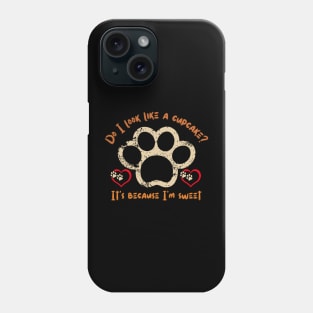 Dog paw art Phone Case
