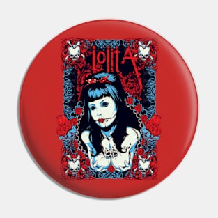 Lolita horror tattoo girl Pin