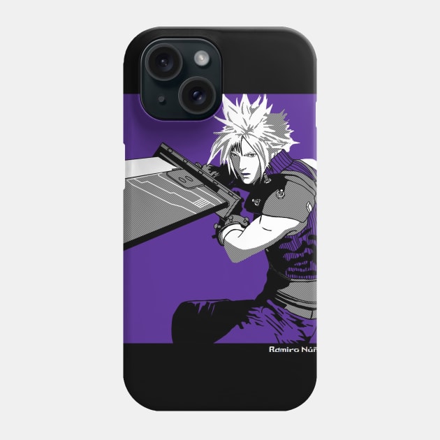 Cloud Strife Phone Case by Rama.Rabbit