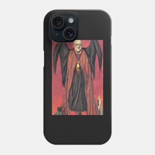 Aleister Crowley The Great Beast of Thelema painted in a Surrealist and Impressionist style Phone Case