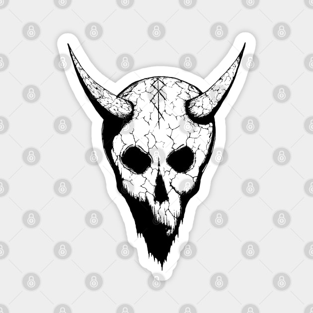 Grimr - Visage of the Fallen Magnet by surmind
