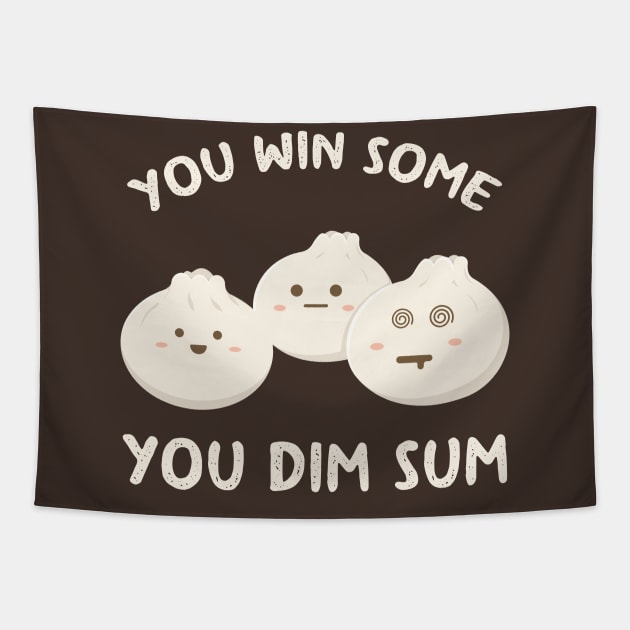 You Win Some You Dim Sum Tapestry by Marzuqi che rose