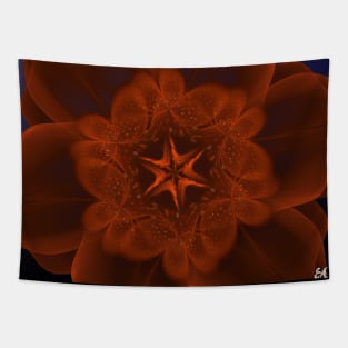 Red Flower Tapestry