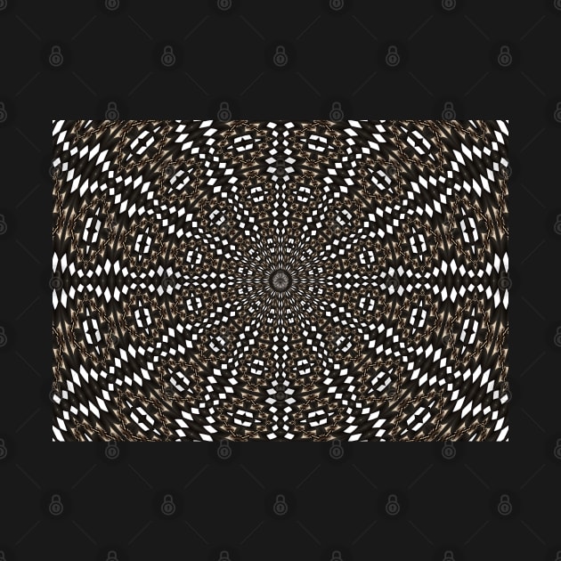 Vintage Mosaic Pattern Mandala by PlanetMonkey