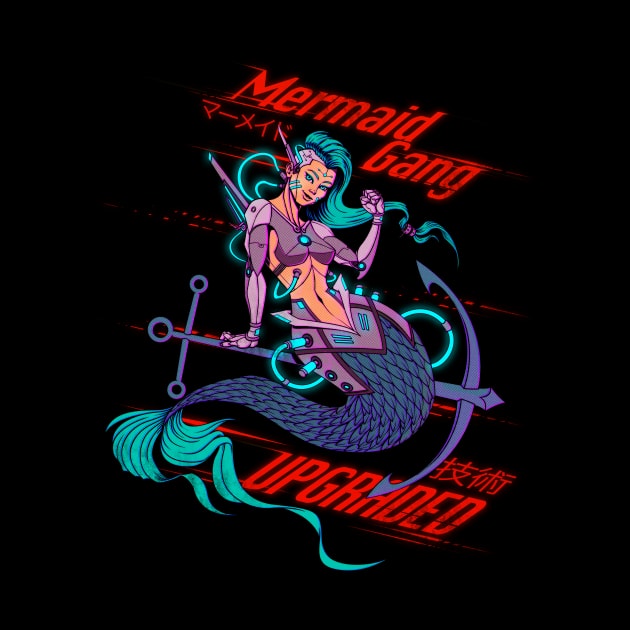 Cyberpunk Mermaid by Tobe_Fonseca